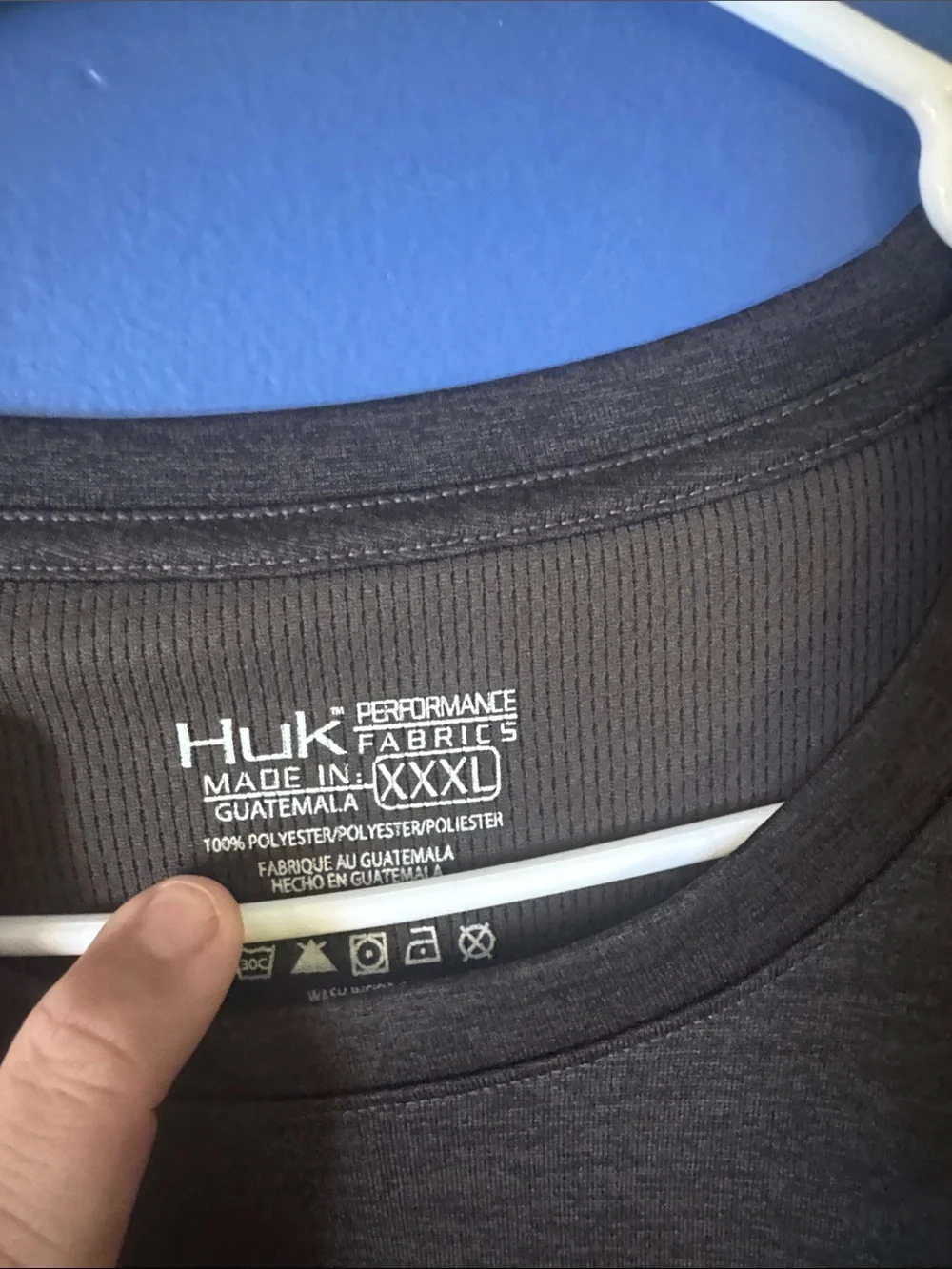 Huk Performance Long Sleeve Shirt - Black